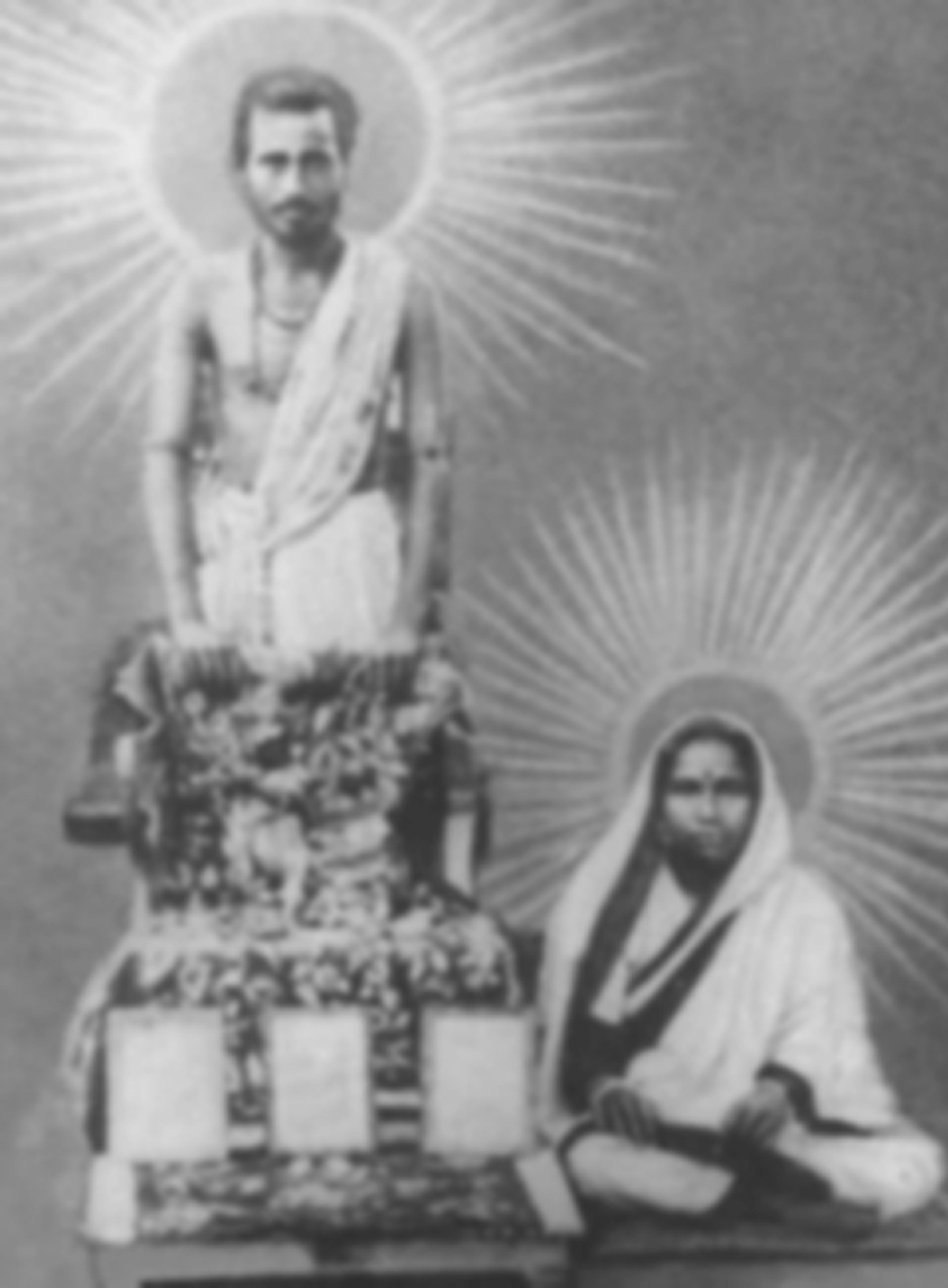 With his Divine Consort, Śrī Kamalā Mā